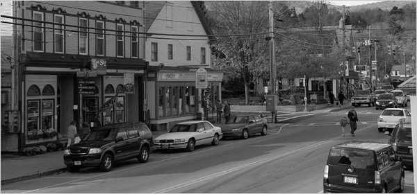Ludlow Vermont B&W